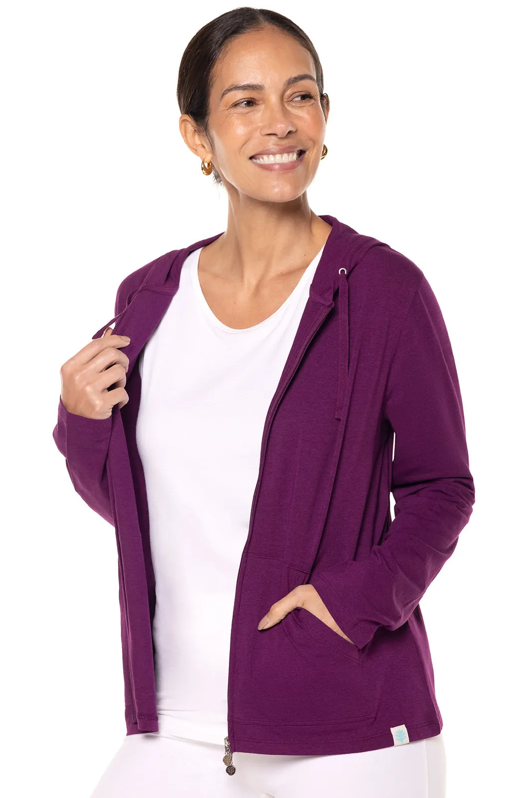 Women's Seaside Hoodie | Rich Plum