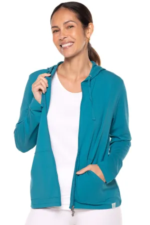 Women's Seaside Hoodie  |  Tahitian Teal