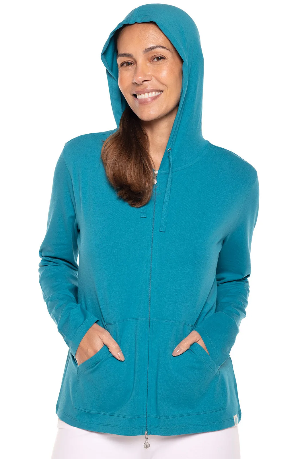 Women's Seaside Hoodie  |  Tahitian Teal