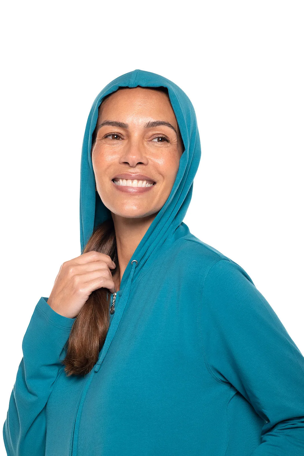 Women's Seaside Hoodie  |  Tahitian Teal