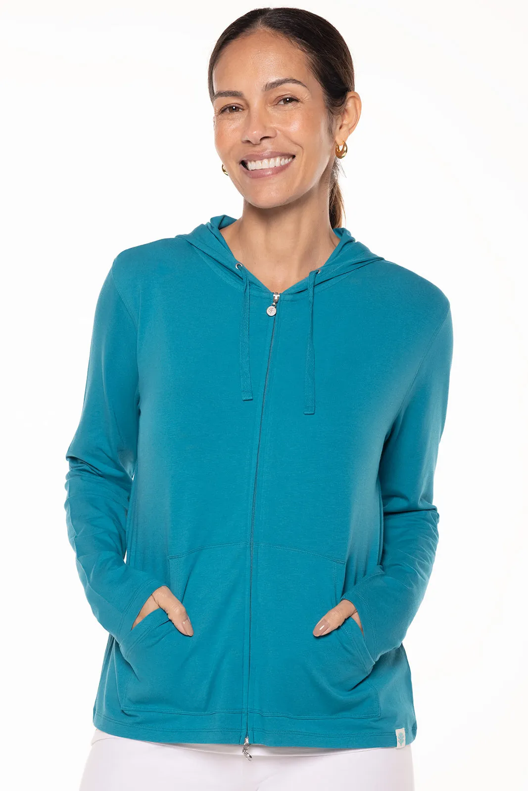 Women's Seaside Hoodie  |  Tahitian Teal